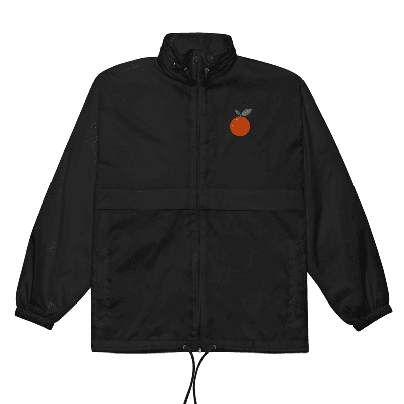 Unisex windbreaker in Black