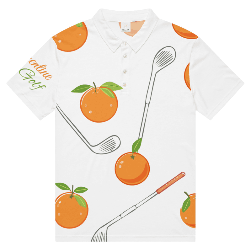 Men’s slim fit polo in White